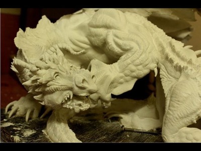 Making Dragon Sculpture