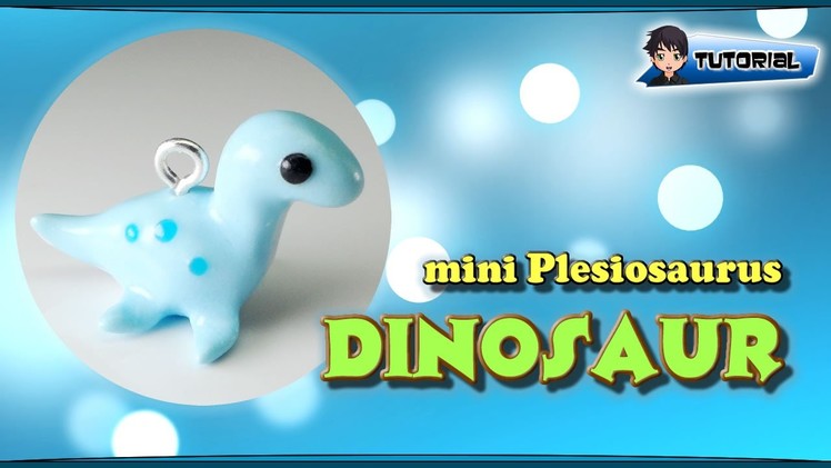 Mini Plesiosaurus (Dinosaur) - Polymer Clay TUTORIAL (Fimo)