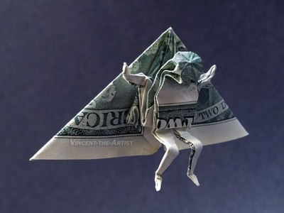 Money Origami Hang Glider