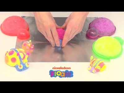 Nickelodeon Floam Project #5 -- How to Use Floam to Make a Ladybug