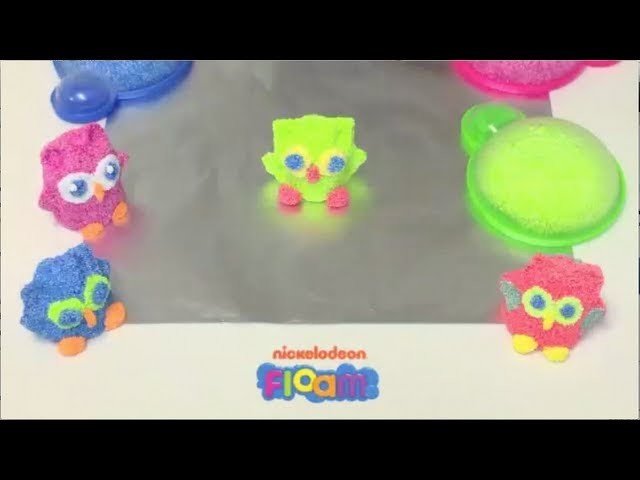 Nickelodeon Floam Project #6 -- How to Use Floam to Make an Owl