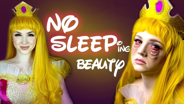 NO SLEEPing Beauty Makeup Tutorial - Glam & Gore Disney Princess