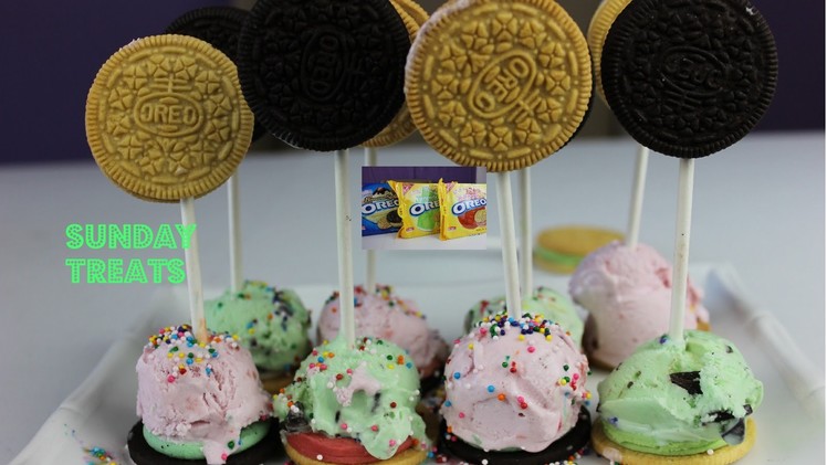 Oreo & Ice Cream Pops - Oreo Limited Edition Lollipops - Sunday Treats |B2cutecupcakes