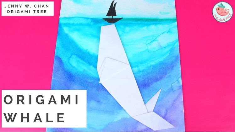 Origami Whale & Watercolor Painting! ft. The Art Sherpa (Cinnamon Cooney)