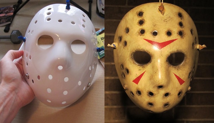 Painting and Weathering a Jason Mask - Friday The 13th