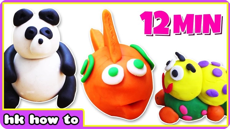 Play Doh Creations for the Creative Mind | Fun Play Doh videos by HooplaKidz How To