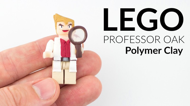 Pokémon from Lego (Professor Oak Minifigure) – Polymer Clay Tutorial