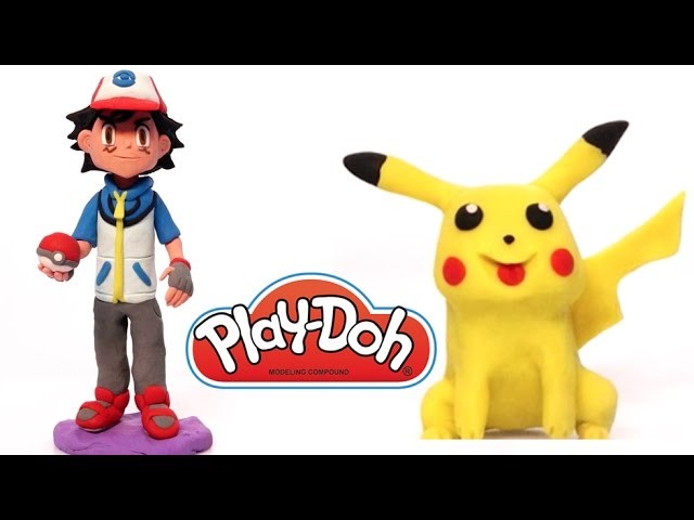 Pokemon Pikachu Play Doh How to do it playdo clay