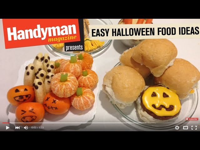 Quick And Easy Halloween Food Ideas