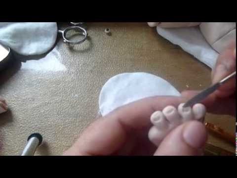 Real Size Baby Feet Sculpting Tutorial