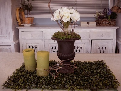 Rose Topiary Wedding Table Arrangement