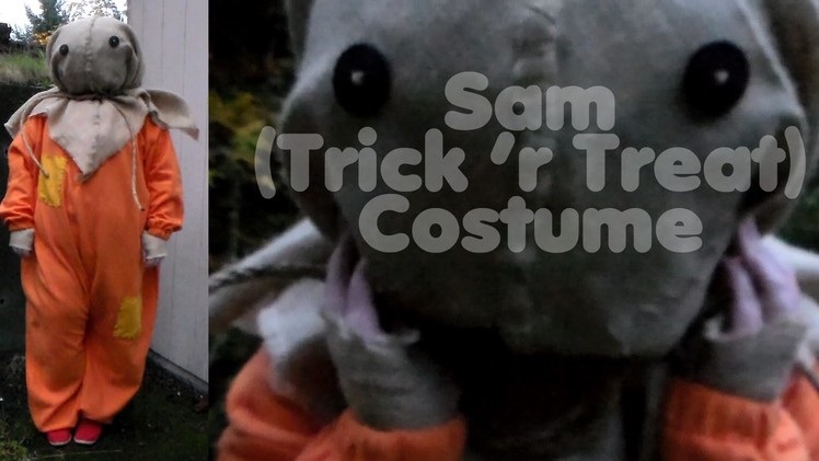 Sam Trick 'r Treat Costume - Halloween 2014