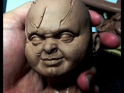 Sculpting Chucky. Part 2