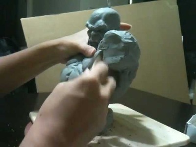 Sculpting The Incredible Hulk Bust - Part 1