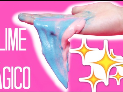 SLIME MAGICO. FLUIDO NO NEWTONIANO.sin borax ni detergente!