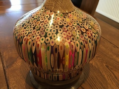 THE LARGE PENCIL VASE WOODTURNING PROJECT