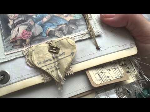 The most Stunning vintage style Junk Journal ever!  Pt 2