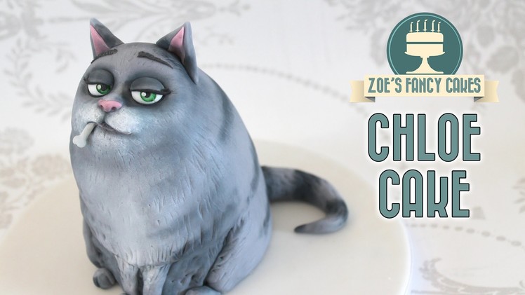 The Secret Life of Pets cake: Chloe the cat cake