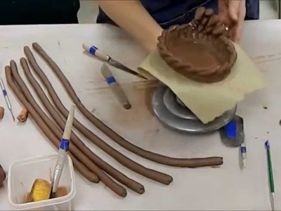 Thematic Coil Pot or Piece- Decorative Coil Construction Techniques Demo for Ceramics I