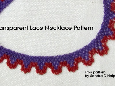 Transparent Lace Necklace FREE pattern
