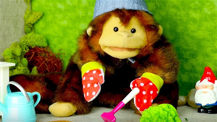 Videos for kids - Toy Gardening Tools - Names of vegetables - Mary the Monkey