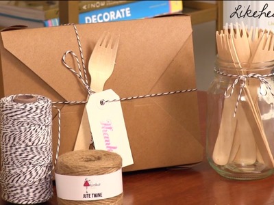 Wedding DIY: Kraft Take Out Boxes as Wedding Favors & Gluten Free Cookie Recipe