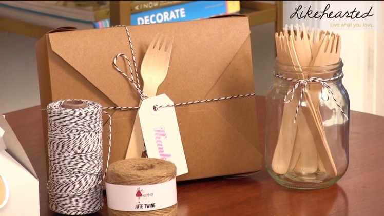 Wedding DIY: Kraft Take Out Boxes as Wedding Favors & Gluten Free Cookie Recipe