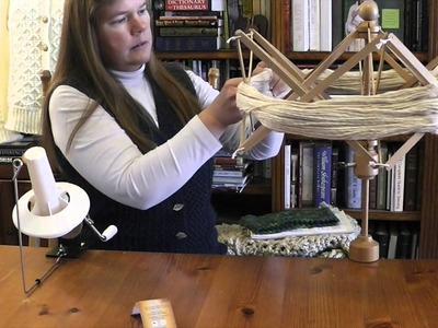 Winding Yarn Using a Swift and Ball Winder