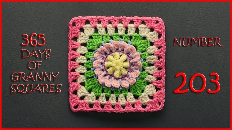 365 Days of Granny Squares Number 203