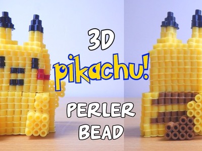 3D Perler Beads Tutorial POKEMON PIKACHU