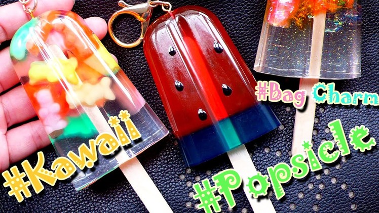 Actual Size Popsicle Bag Charm Tutotial! Super Kawaii!!!