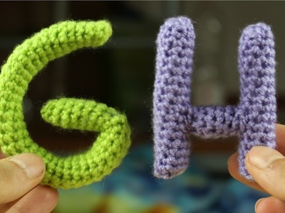 Alphabet Amigurumi ● How to crochet a L and M | World Of Amigurumi