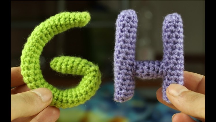 Alphabet Amigurumi ● How to crochet a L and M | World Of Amigurumi