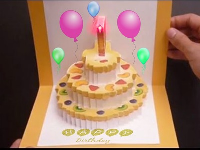 Amazing 3D POP-UP MUSICAL Birthday Card | RoyTechTips