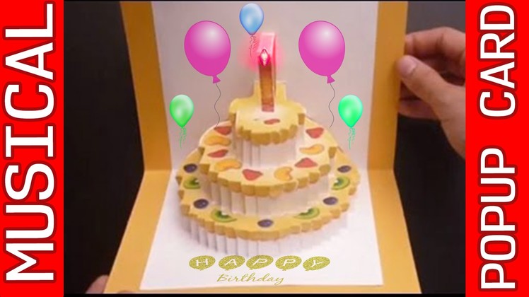 Amazing 3D POP-UP MUSICAL Birthday Card | RoyTechTips