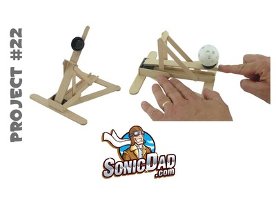 Binder Clip Catapult - SonicDad Project #22