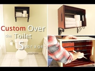Custom Over the Toilet Storage -- by Home Repair Tutor