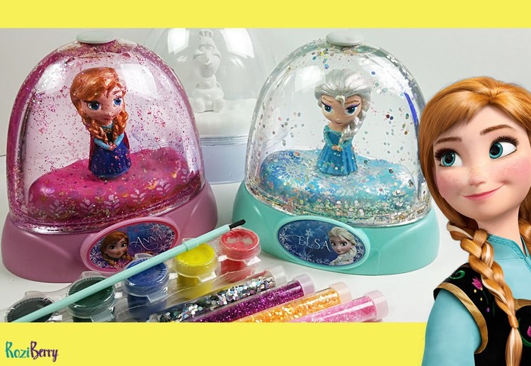 DISNEY FROZEN GLITZI GLOBES inspired. Paint your own glitter dome