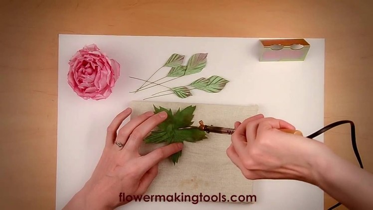DIY How to create fabric flowers: Lesson#2 "China Rose"