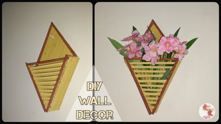 DIY Newspaper Wall Decor || Best from waste || Wall Decor ideas