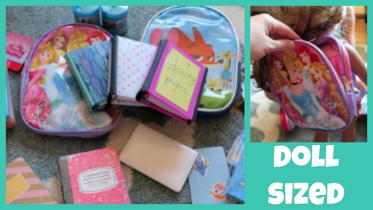 DOLL SIZED FINDS ♥ BACK TO SCHOOL EDITION HAUL | INtoyreviews