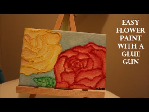 Easy paint with a glue gun R.L