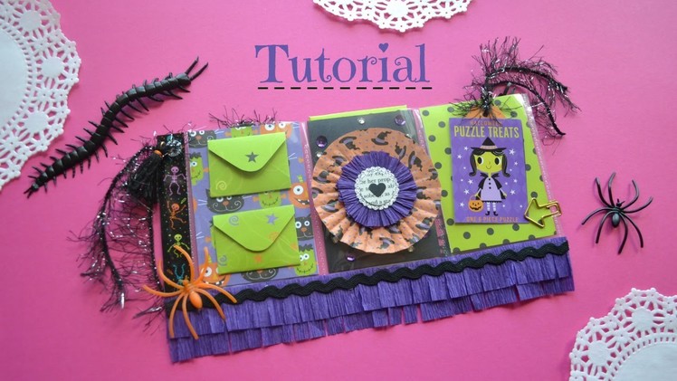 Halloween Mini Pocket Letter Tutorial - Collab with Bambidearr