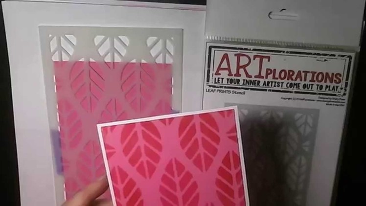 Heat Embossing With Stencils