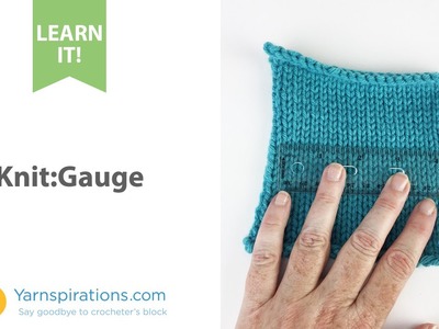 How To Knit: Gauge Swatch