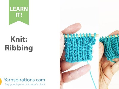 How To Knit: Ribbing