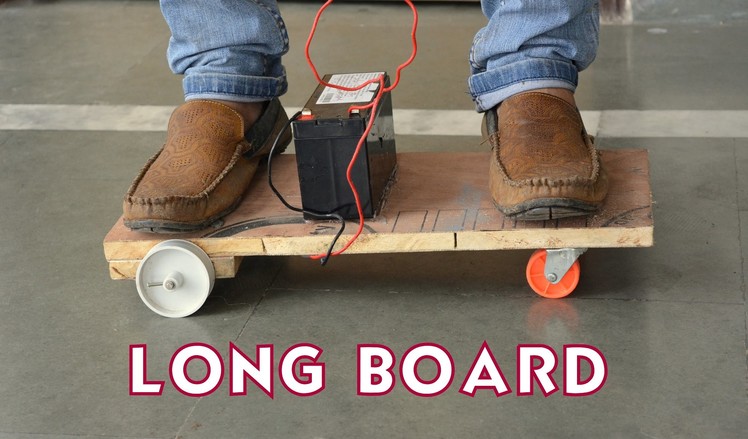 How to make a electric Longboard  "easy way" creative kids