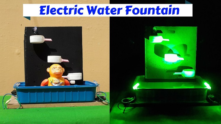 How to Make an Electric Tabletop Water Fountain with LED Light