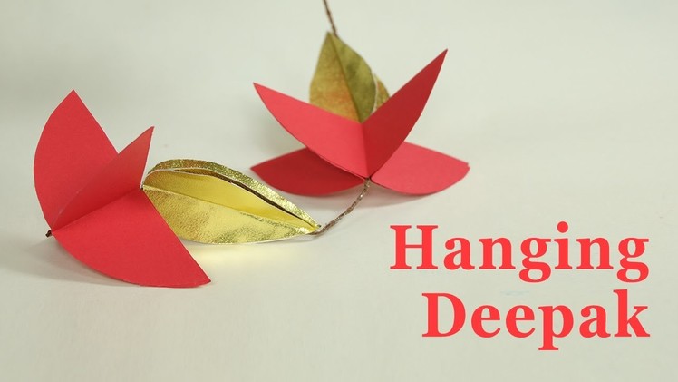 How to Make Door Hangings for Diwali - Deepak Design Paper Garland