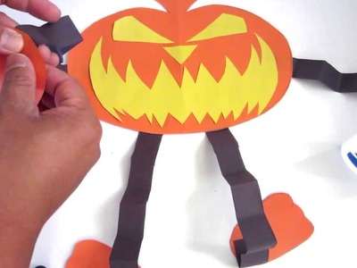 How to make the best Halloween Pumpkin out of Paper - Lana3LW